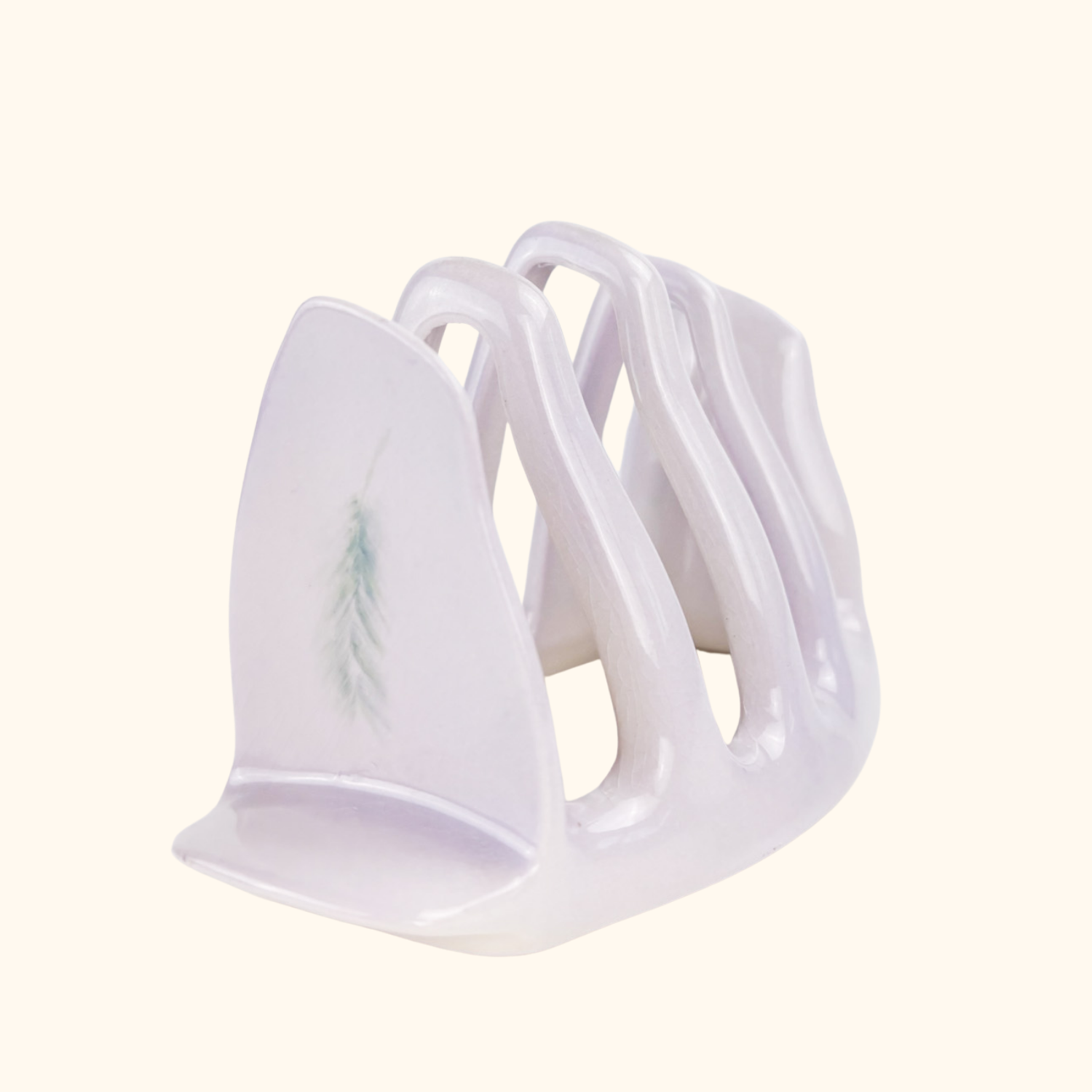 Carlton Ware Morning Glory Lilac Ceramic Toast Rack Carlton Ware
