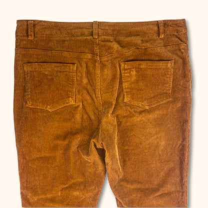 Joe Browns Tan Bootcut Corduroy Trousers - Size 14 -  - Jeans &amp; Trousers