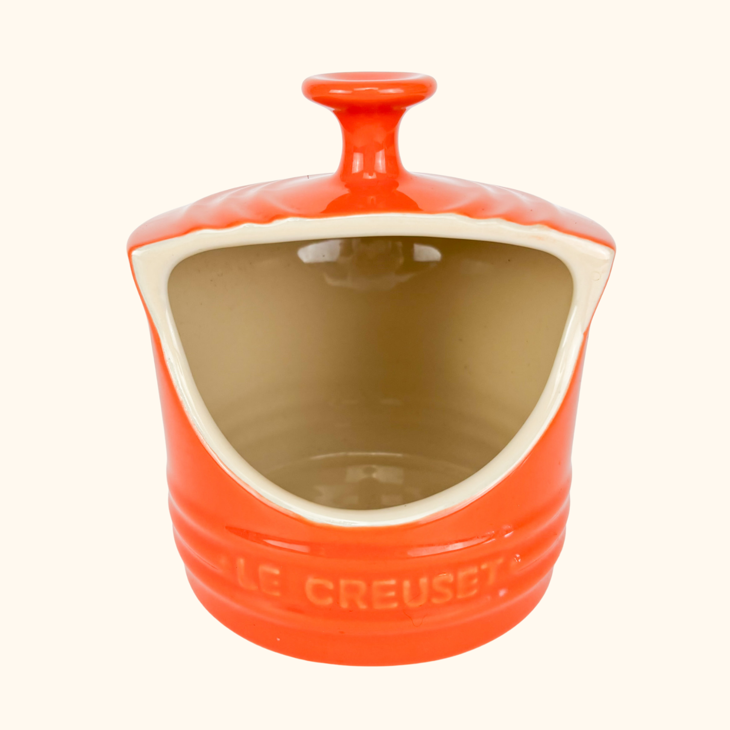 Le Creuset Stoneware Orange Salt Pig