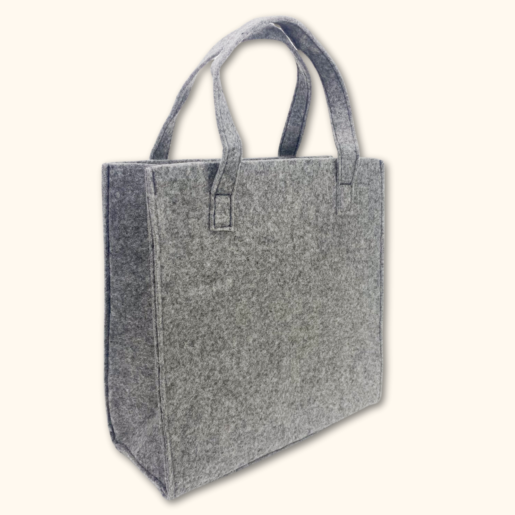 Philosophy Grey Small Tote Bag