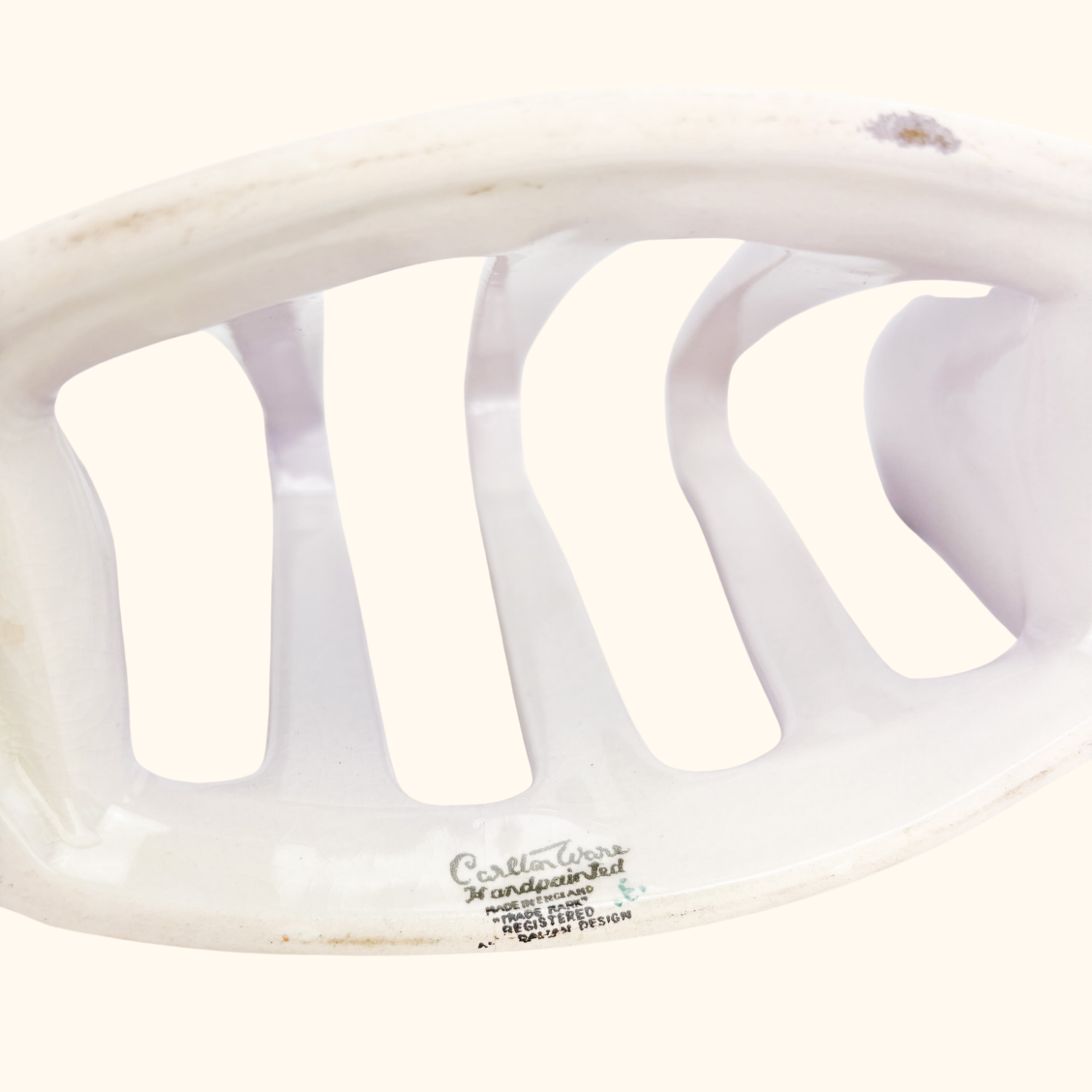 Carlton Ware Morning Glory Lilac Ceramic Toast Rack Carlton Ware