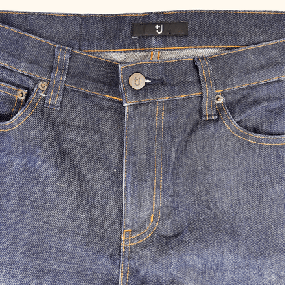 Jil Sander x Uniqlo J+ Blue Denim Selvedge Jeans - Size 28inch Jil Sander X Uniqlo