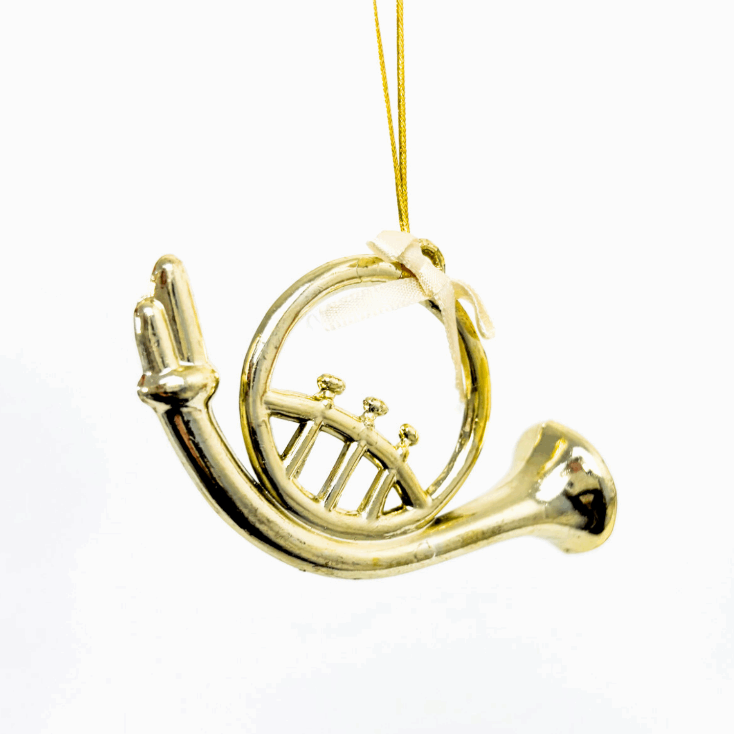 Vintage 90s Music Instrument Christmas Baubles Set of 8 Sunshine Thrift