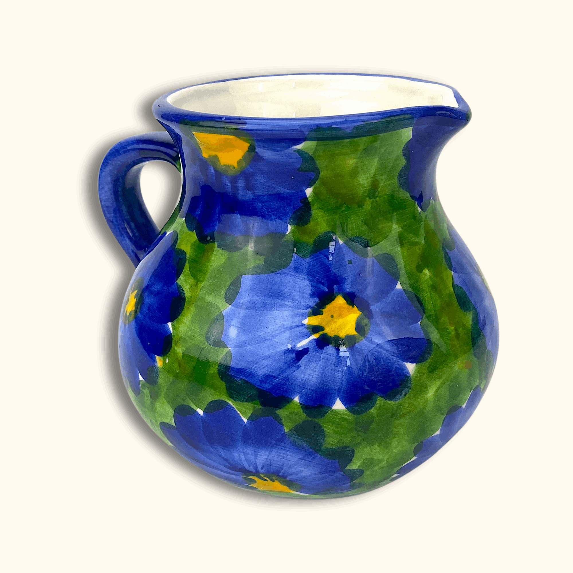 Blue Daisy Flower Large Jug - Sunshine Thrift - Jugs