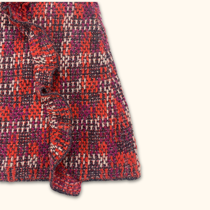 Zara Pink Sparkle Knitted Skirt - Size Medium
