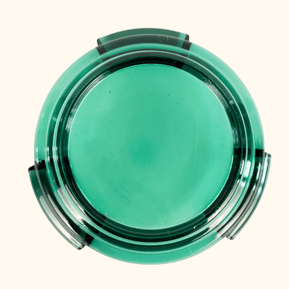 Mid Century Jade Green Glass Ashtray Sunshine Thrift