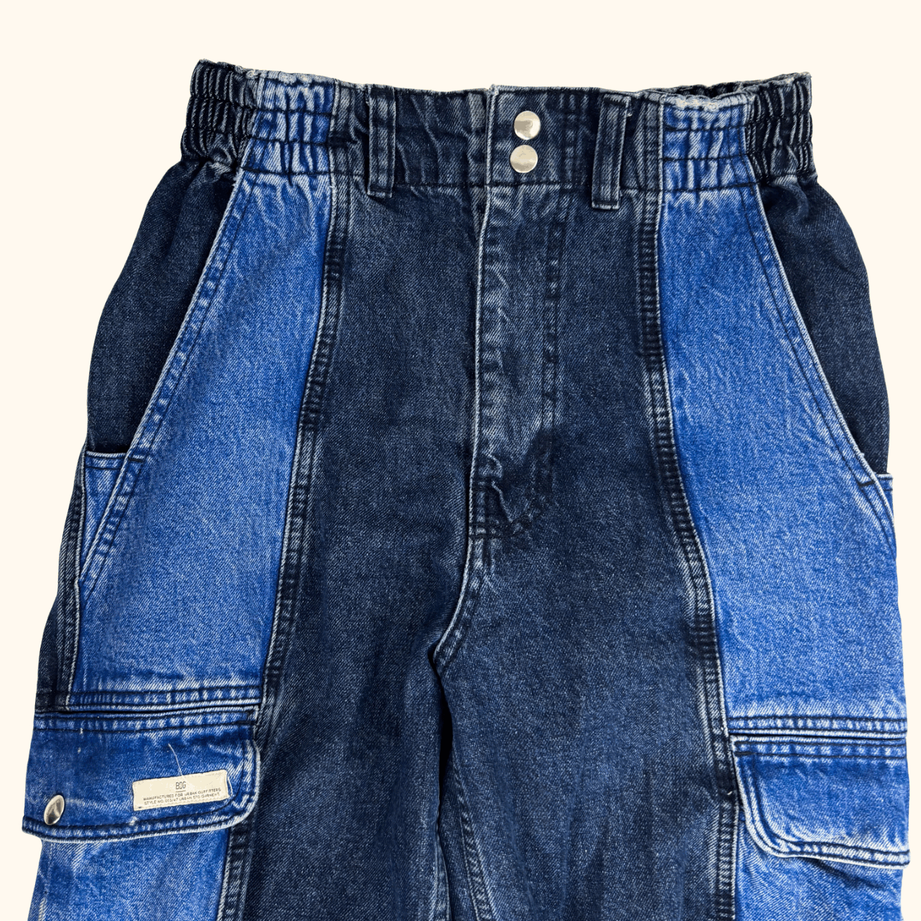 Urban Outfitters BDG Patchwork Cargo Jeans - Size 28inch Urban Outfitters