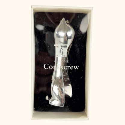 Woolworths Chrome Cat Corkscrew Woolworths