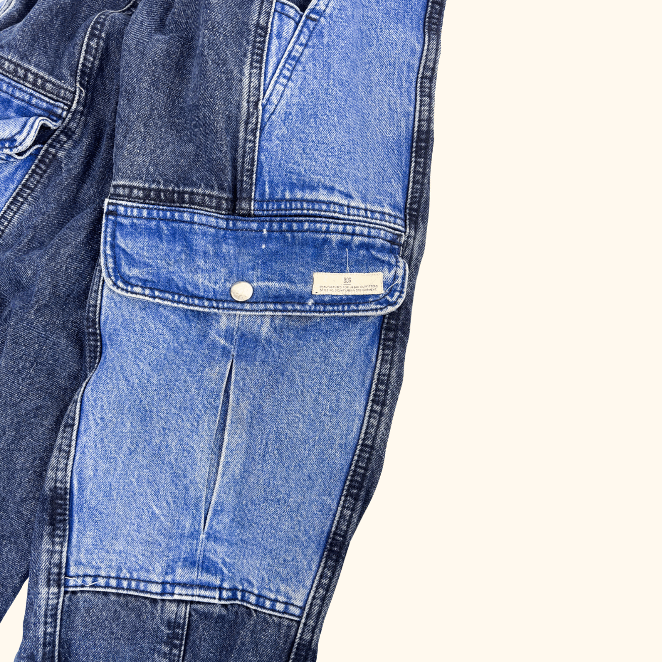 Urban Outfitters BDG Patchwork Cargo Jeans - Size 28inch Urban Outfitters