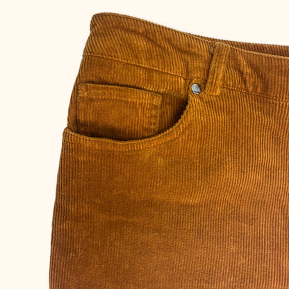 Joe Browns Tan Bootcut Corduroy Trousers - Size 14 -  - Jeans &amp; Trousers