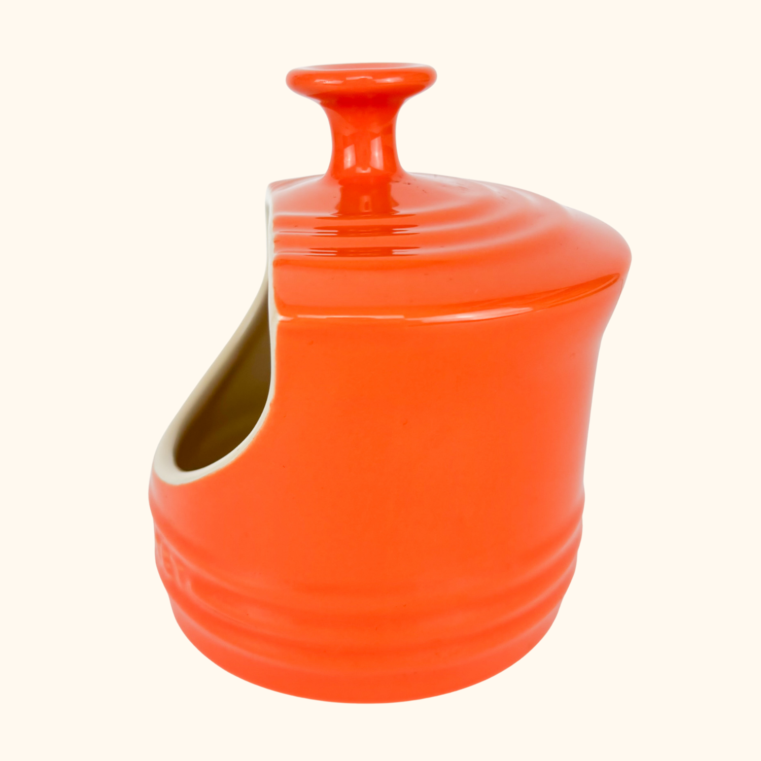 Le Creuset Stoneware Orange Salt Pig