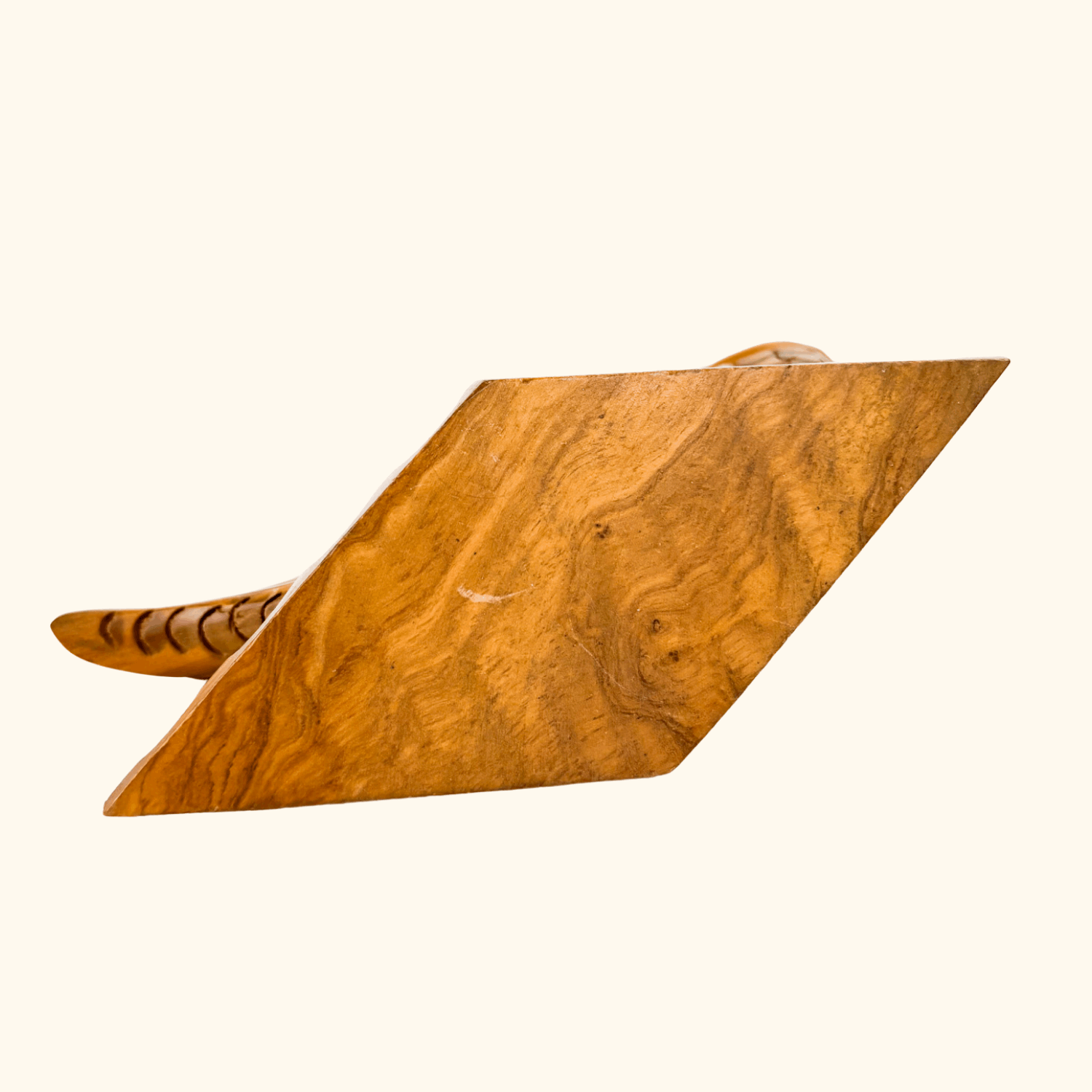 Hand Carved Wood Fish Cocktail Stick Holder Sunshine Thrift