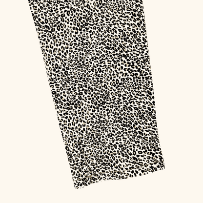 Zara Leopard Print Mid Rise Skinny Jeans - Size 12 Zara
