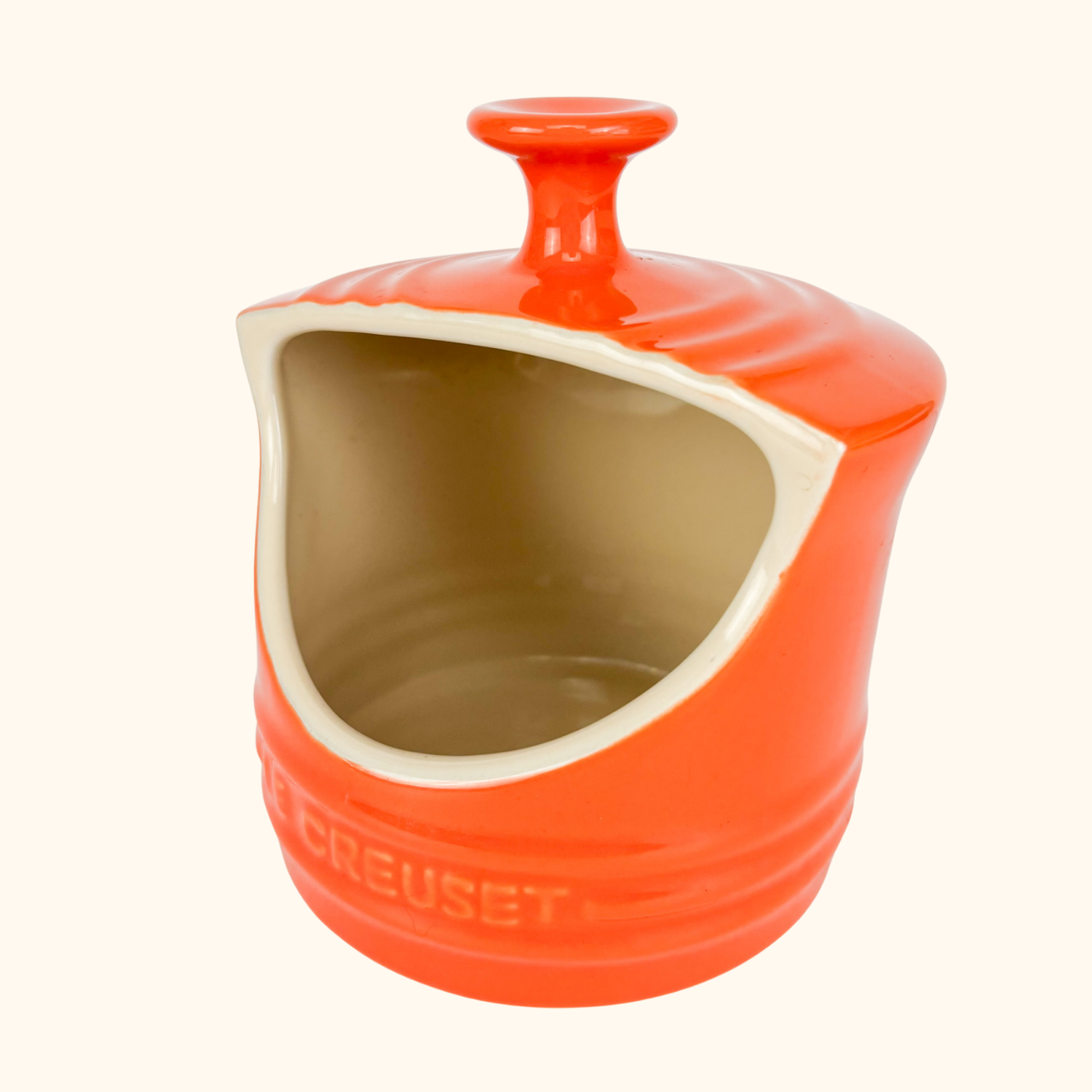 Le Creuset Stoneware Orange Salt Pig