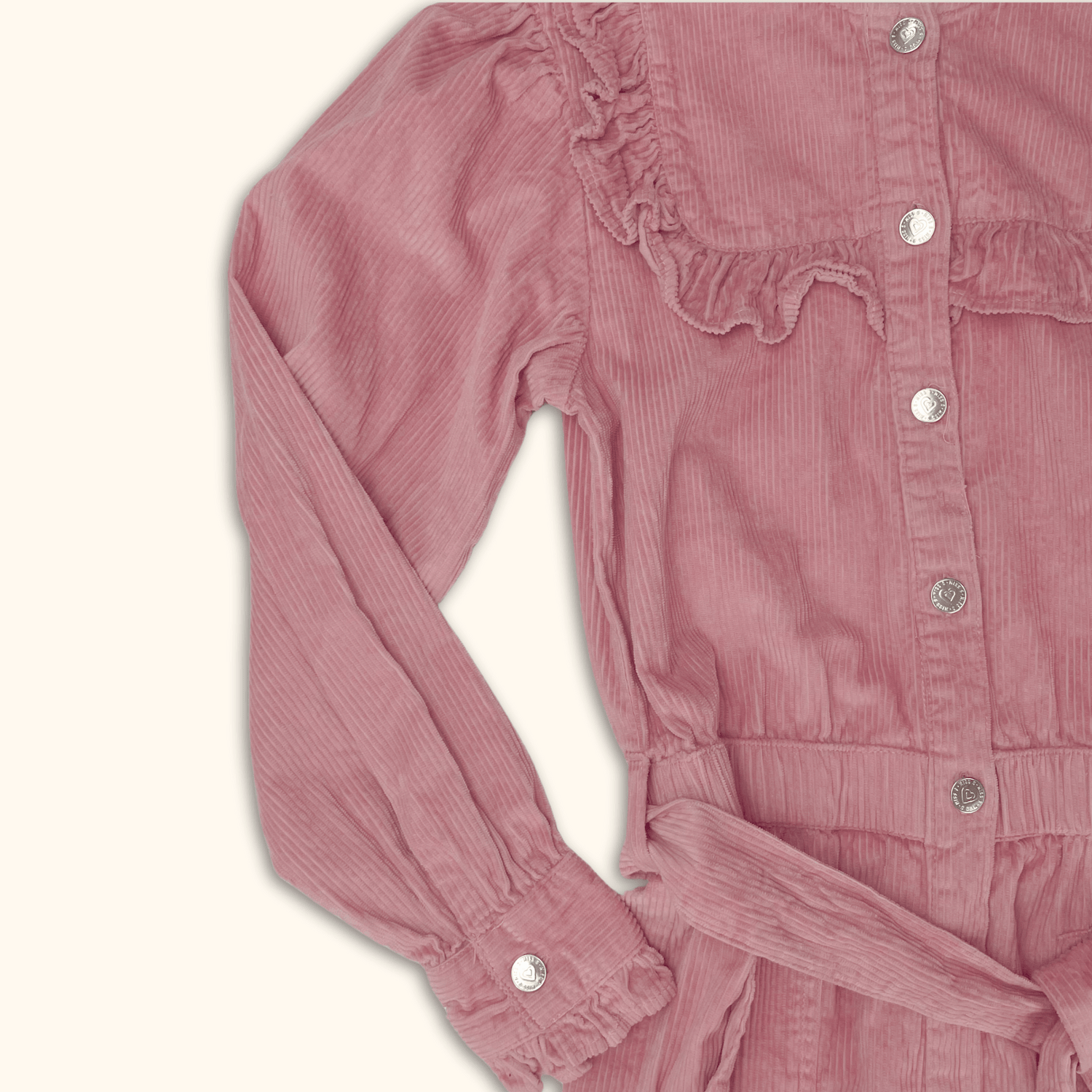 Miss Selfridge Pink Corduroy Jumpsuit - Size 8