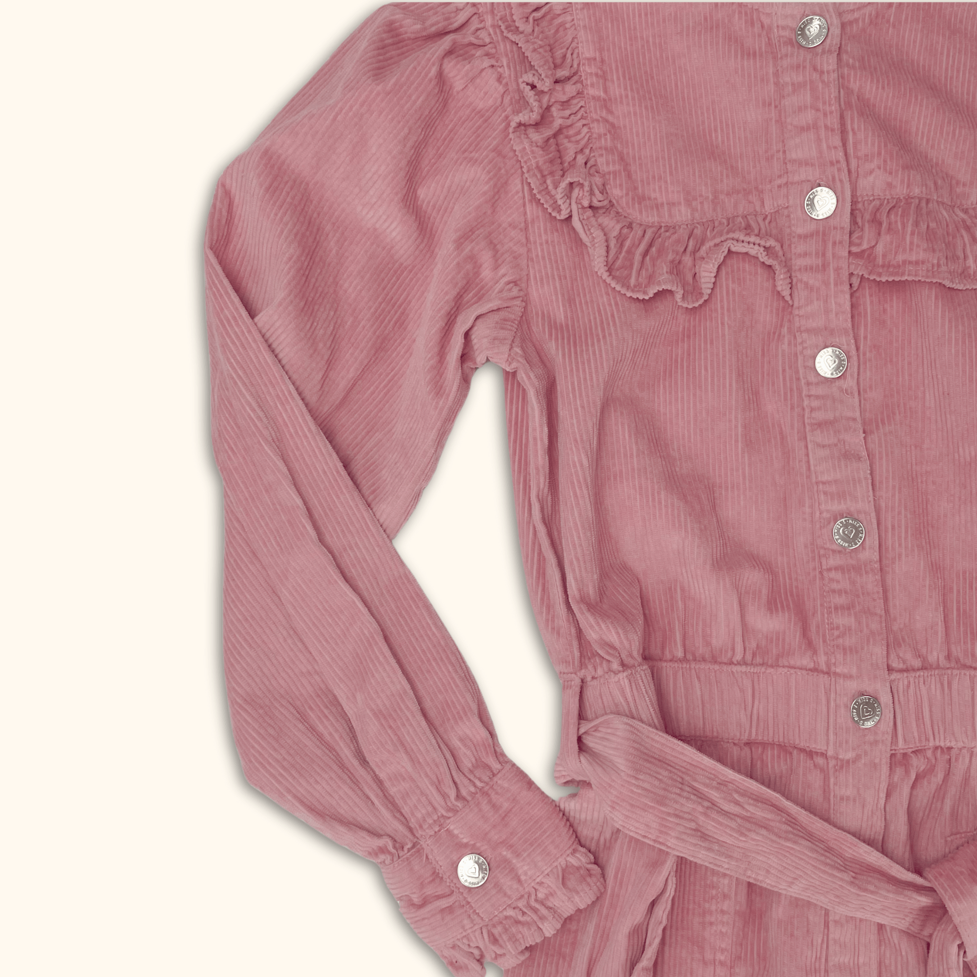 Miss Selfridge Pink Corduroy Jumpsuit - Size 8