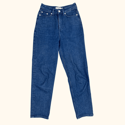 &amp; Other Stories Blue Denim Mom Jeans - Size 24inch &amp; Other Stories