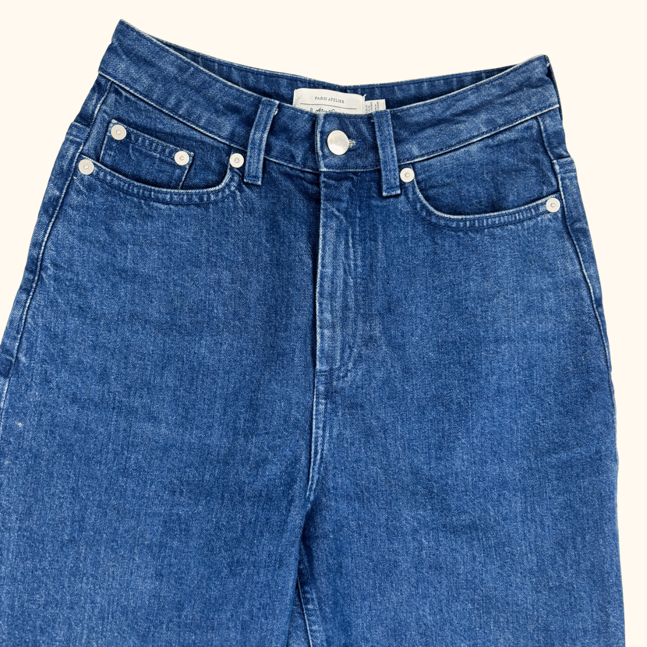 &amp; Other Stories Blue Denim Mom Jeans - Size 24inch &amp; Other Stories