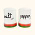 Baldelli Italy Striped Ceramic Salt and Pepper Shakers -  - Kitchenware