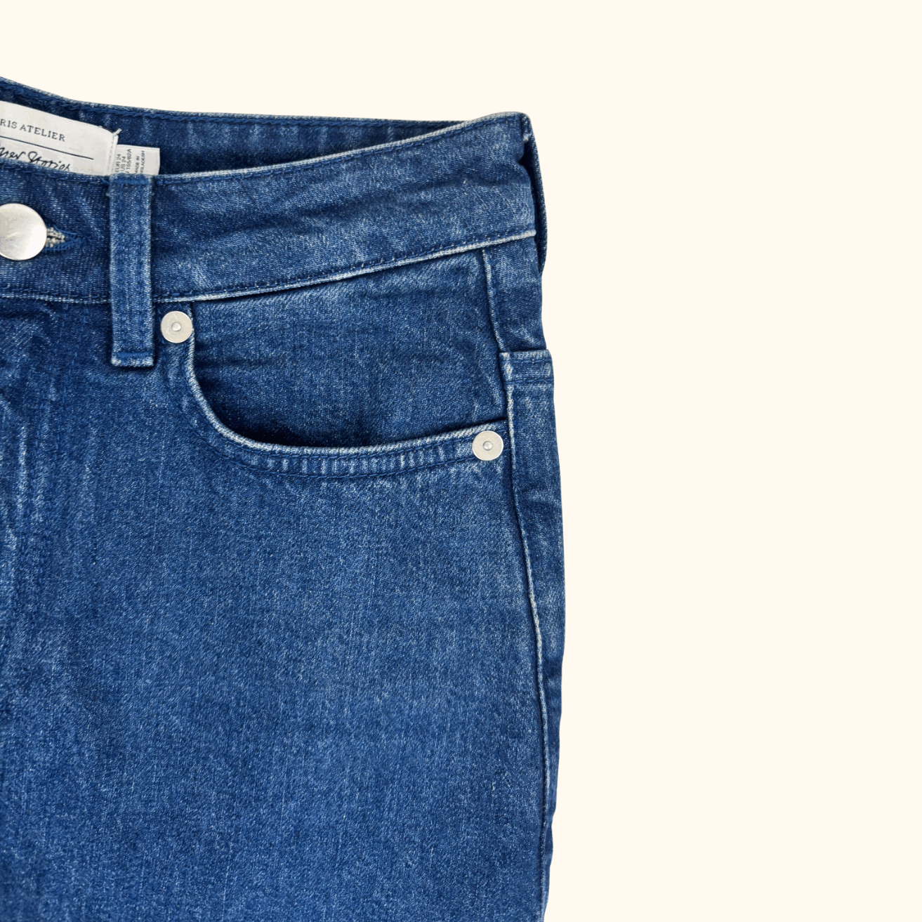 &amp; Other Stories Blue Denim Mom Jeans - Size 24inch &amp; Other Stories