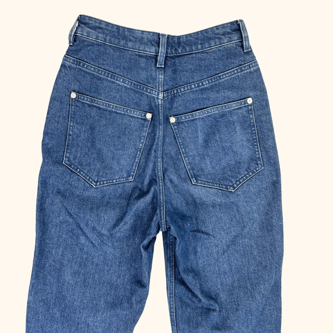 &amp; Other Stories Blue Denim Mom Jeans - Size 24inch &amp; Other Stories