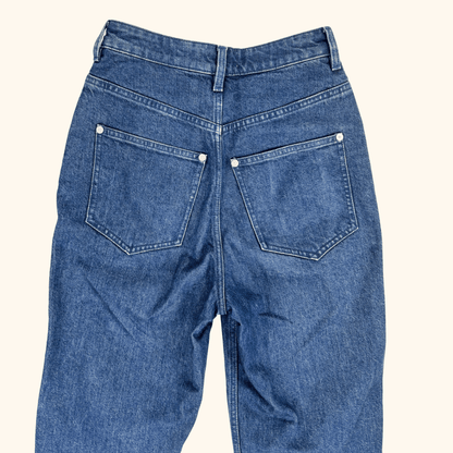 &amp; Other Stories Blue Denim Mom Jeans - Size 24inch &amp; Other Stories