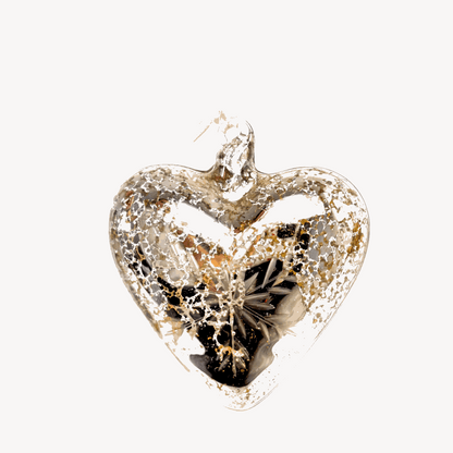 Large Snowy Neutral Baubles Mixed Set of 7 Sunshine Thrift