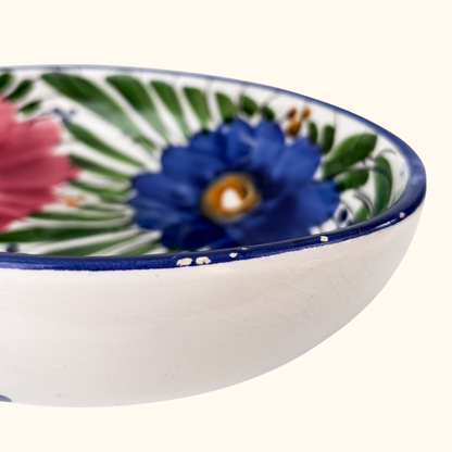 Large Floral Ceramic Salad Serving Bowl Sunshine Thrift