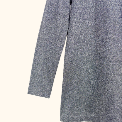 &amp; Other Stories Silver Metallic Long Sleeve Jumper - Size 12 &amp; Other Stories