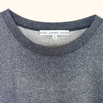 &amp; Other Stories Silver Metallic Long Sleeve Jumper - Size 12 &amp; Other Stories