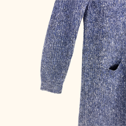 Comptoir Des Cottoniers Mohair Blend Navy Longline Cardigan - Size Small -  - Cardigans