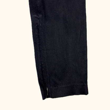 &amp; Other Stories Black Satin Slim Trousers - Size 10 &amp; Other Stories