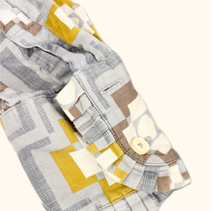 Orla Kiely Geometric Grey Multi Cotton Dress - Size 6 -  - Dresses