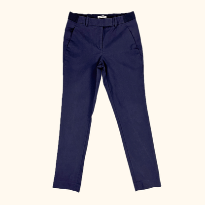 Whistles Navy Blue Slim Tailored Trousers - Size 8 Whistles