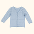Vintage St Michael Cool Blue Merino Wool Blend Cardigan - Size 10 St Michael
