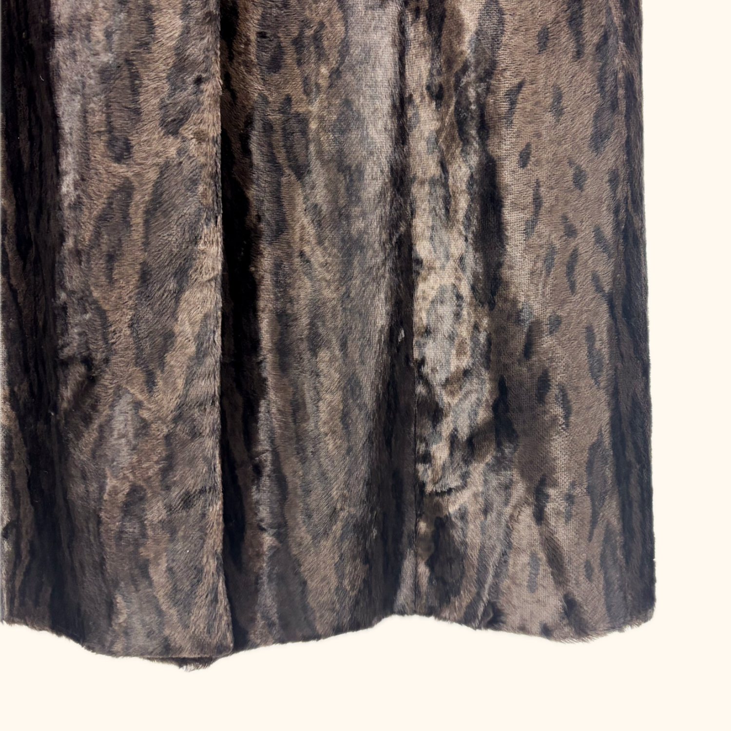 Principles Brown Leopard Print Textured Coat - Size 16 Principles