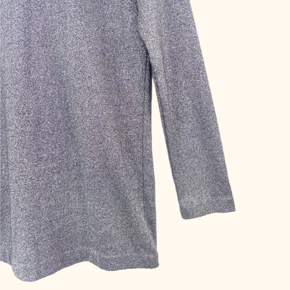 &amp; Other Stories Silver Metallic Long Sleeve Jumper - Size 12 &amp; Other Stories