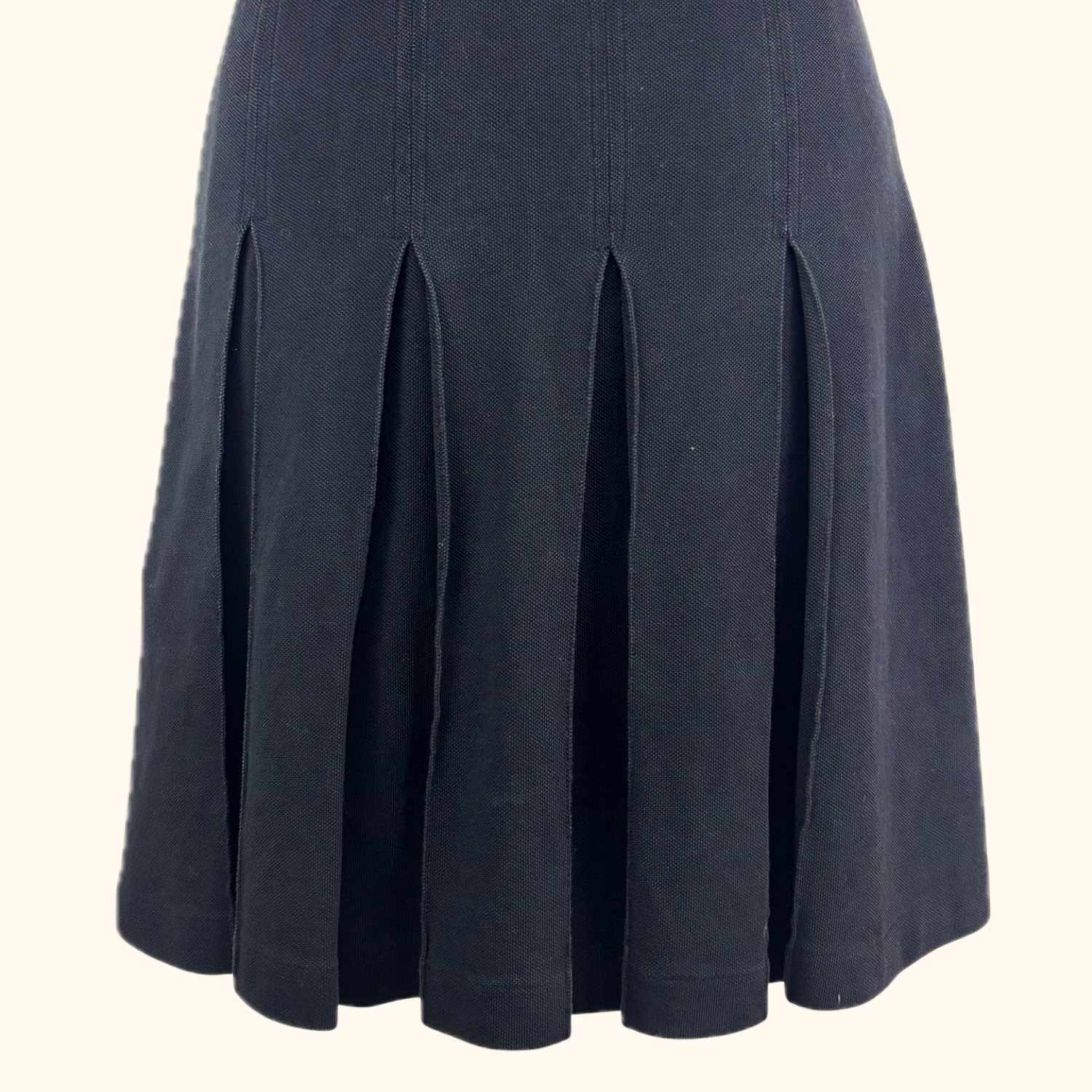 Fred Perry Black Tipped Pleated Tennis Dress - Size 12 -  - Dresses