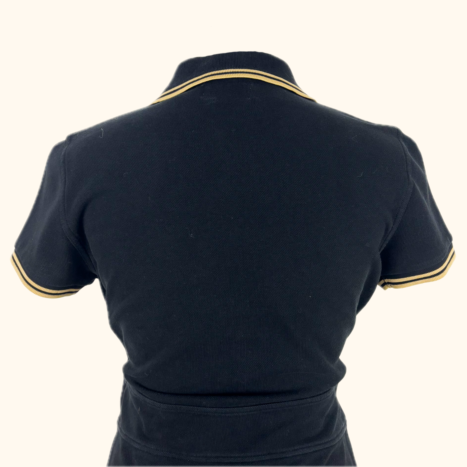 Fred Perry Black Tipped Pleated Tennis Dress - Size 12 -  - Dresses