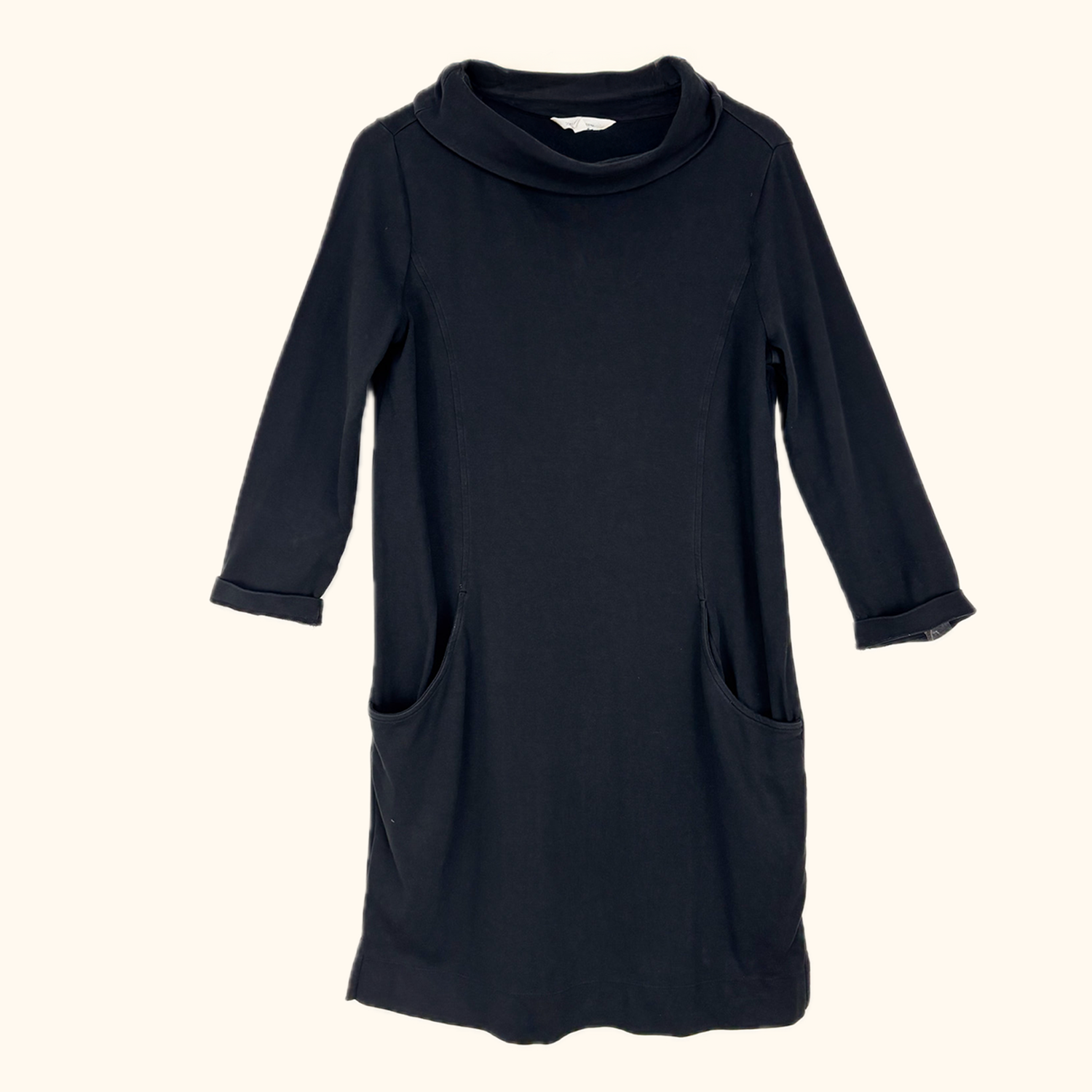 Seasalt Cornwall Black Jumper Dress - Size 12 Seasalt Cornwall
