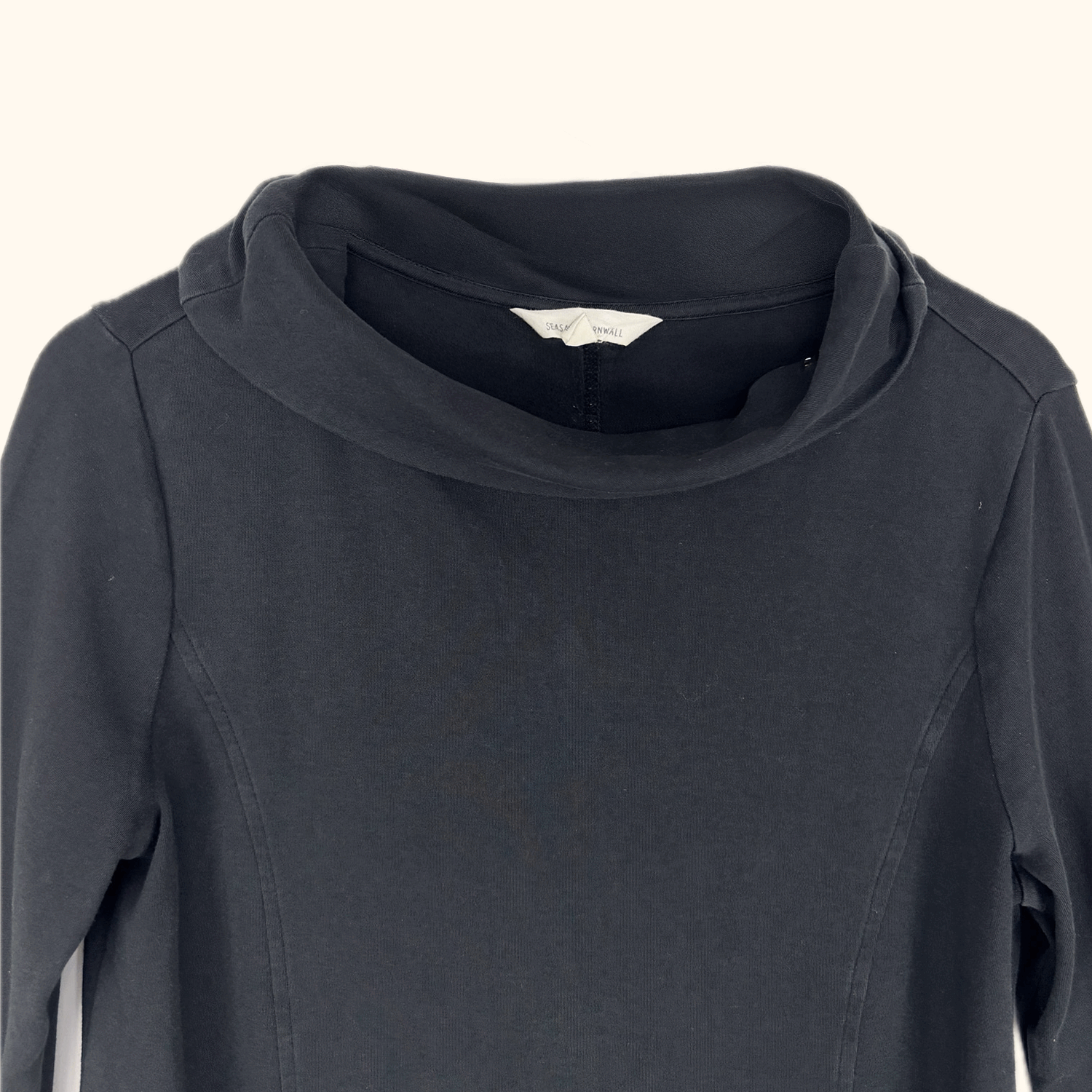 Seasalt Cornwall Black Jumper Dress - Size 12 Seasalt Cornwall