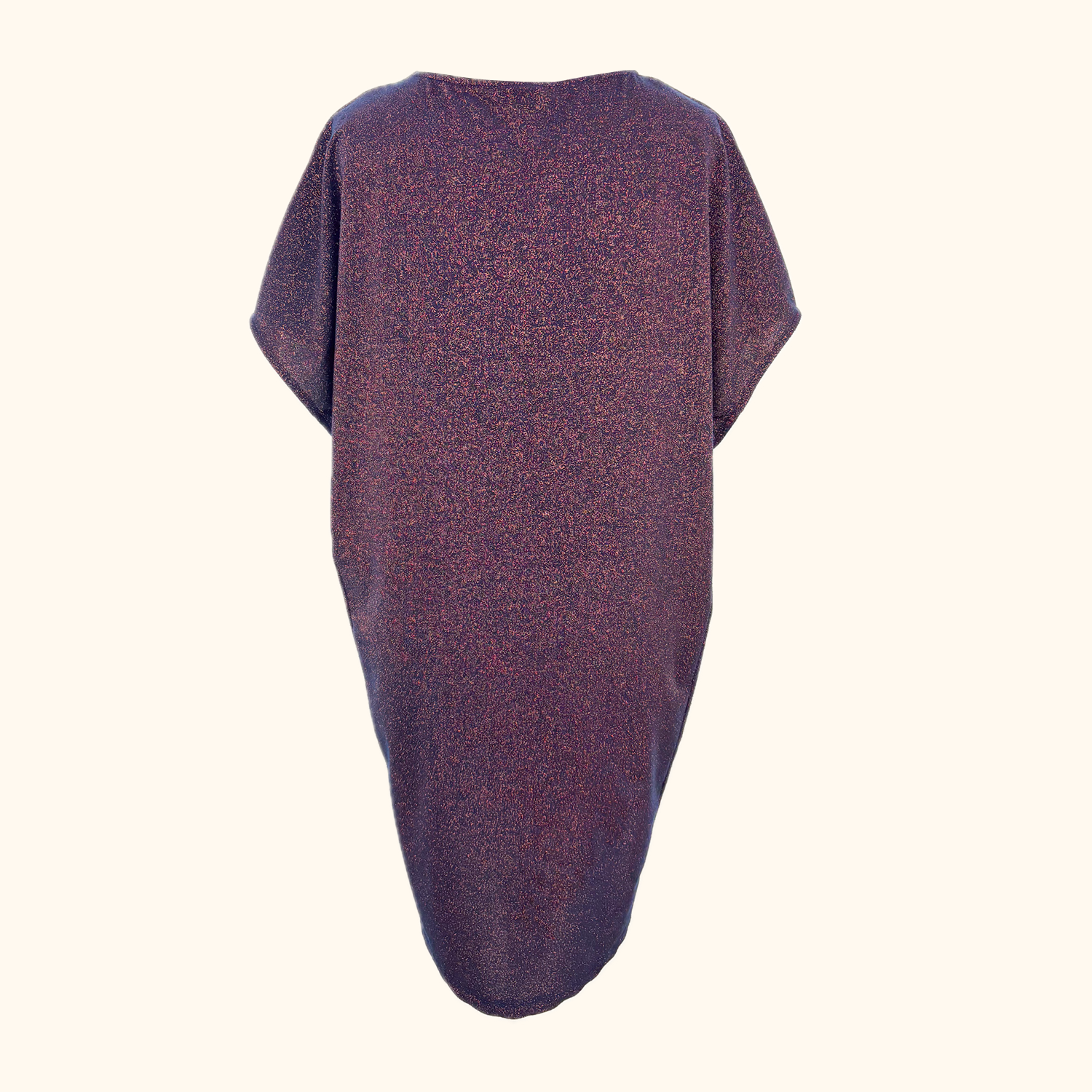 Oliver Bonas Copper Navy Metallic Tunic Dress - Size 14 Oliver Bonas