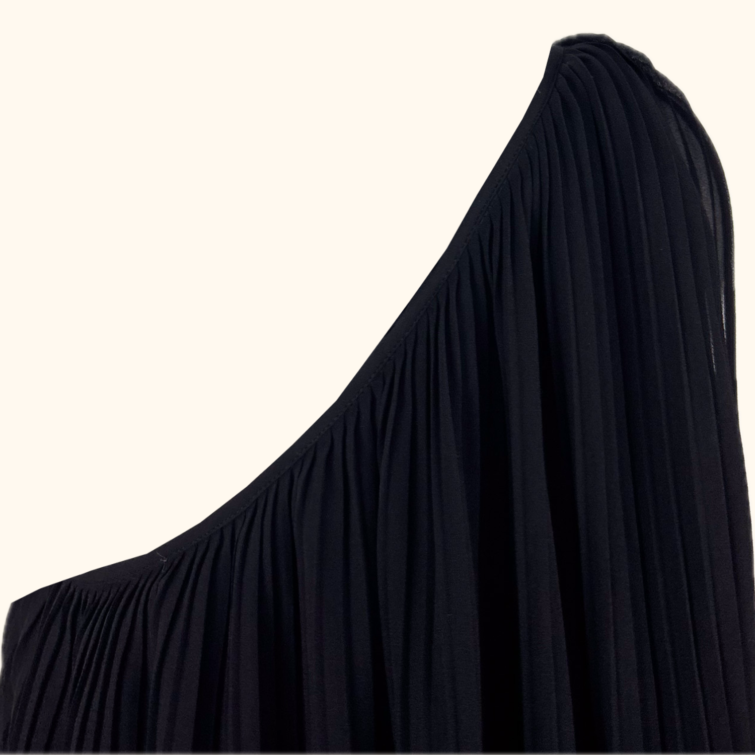 Michael Kors One Shoulder Tiered Black Ruffle Dress - Size Large Michael Kors