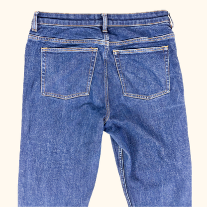 &amp; Other Stories Blue Denim Straight Leg Jeans - Size 30inch &amp; Other Stories