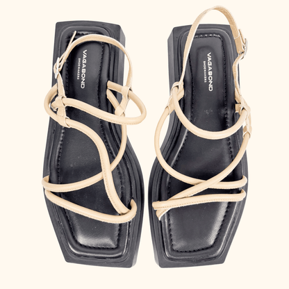 Vagabond Shoemakers Leather Platform Sandals - Size 5 Vagabond