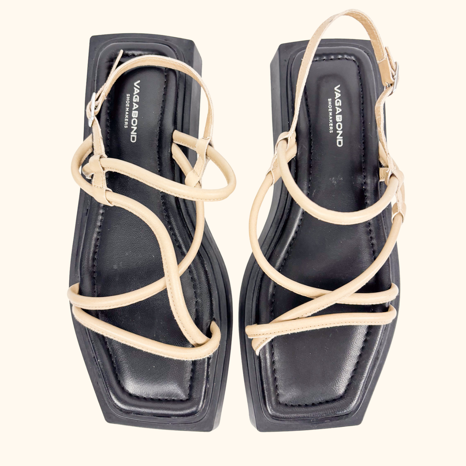 Vagabond Shoemakers Leather Platform Sandals - Size 5 Vagabond