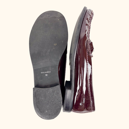 Carvela Comfort Burgundy Leather Loafers - Size 3 -  - Shoes &amp; Boots