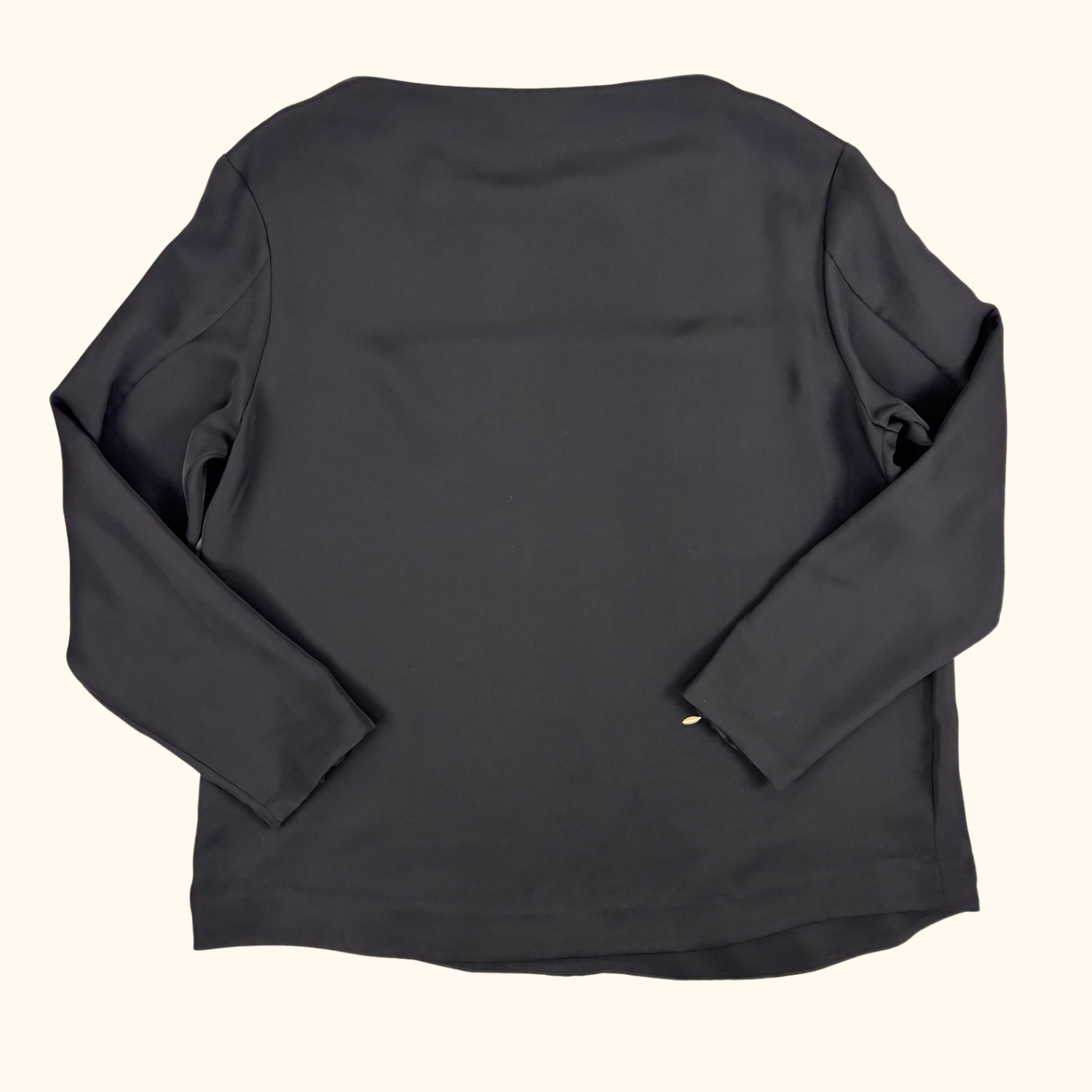 &amp; Other Stories Black Boat Neck Top - Size 14 -  - Tops &amp; Shirts