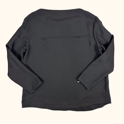 &amp; Other Stories Black Boat Neck Top - Size 14 -  - Tops &amp; Shirts