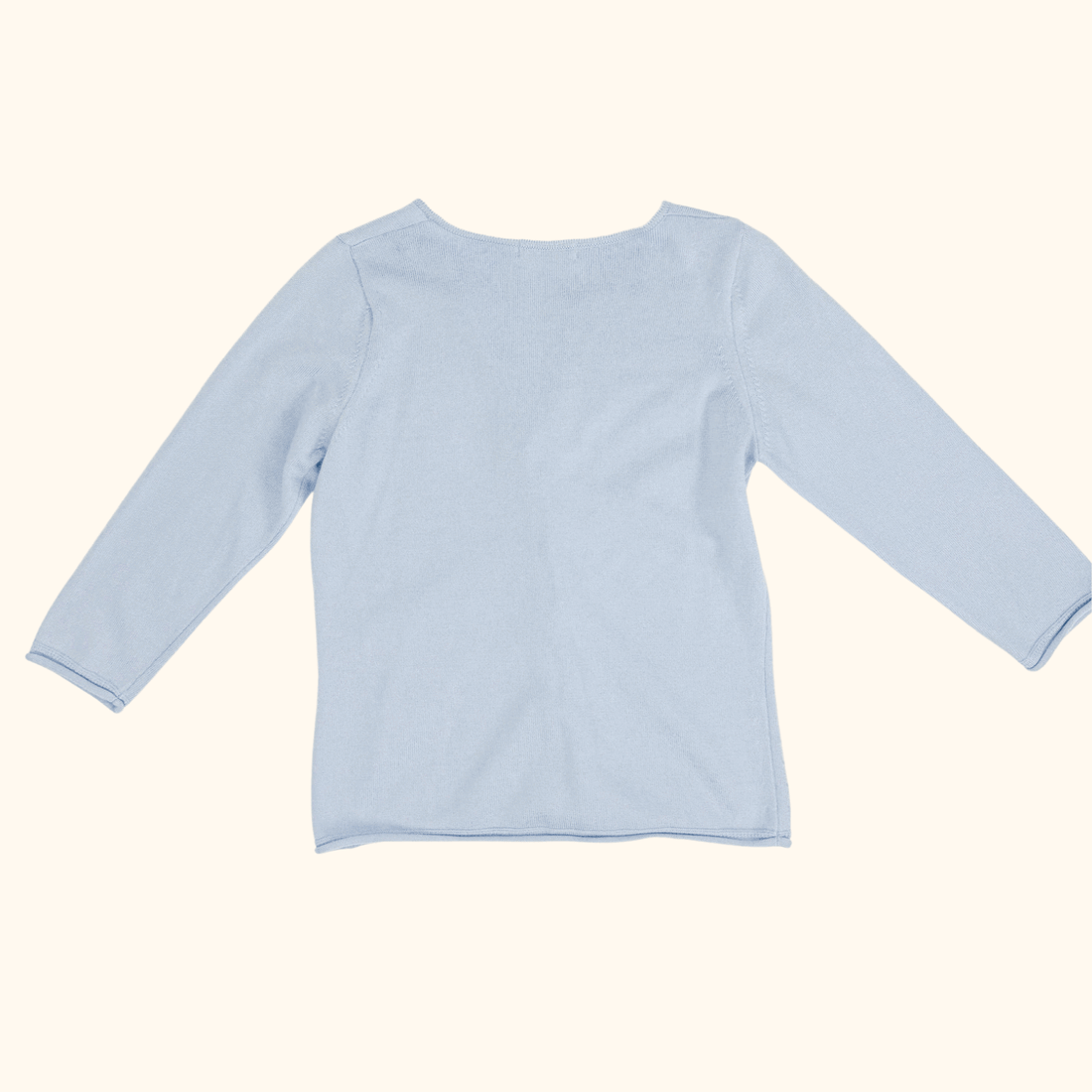 Vintage St Michael Cool Blue Merino Wool Blend Cardigan - Size 10 St Michael